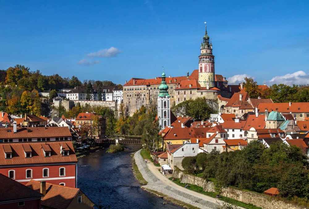 Očarljivi Český Krumlov na jugu Češke