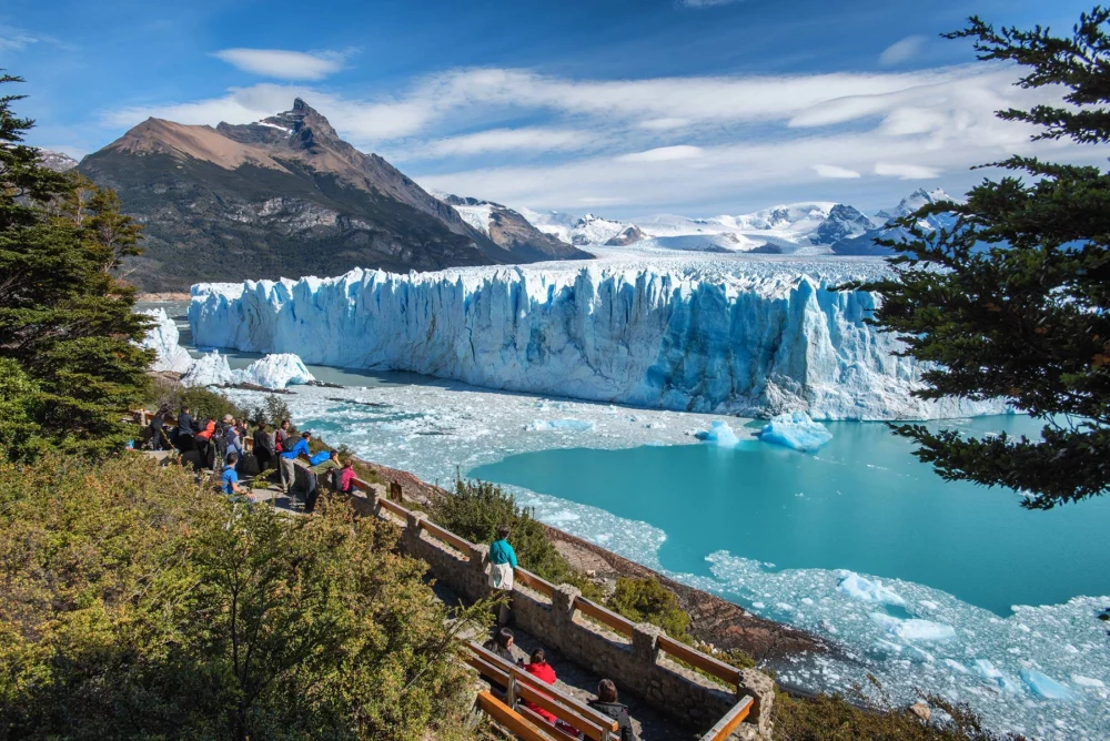 Ledenik Perito Moreno v argentinskem delu Patagonije