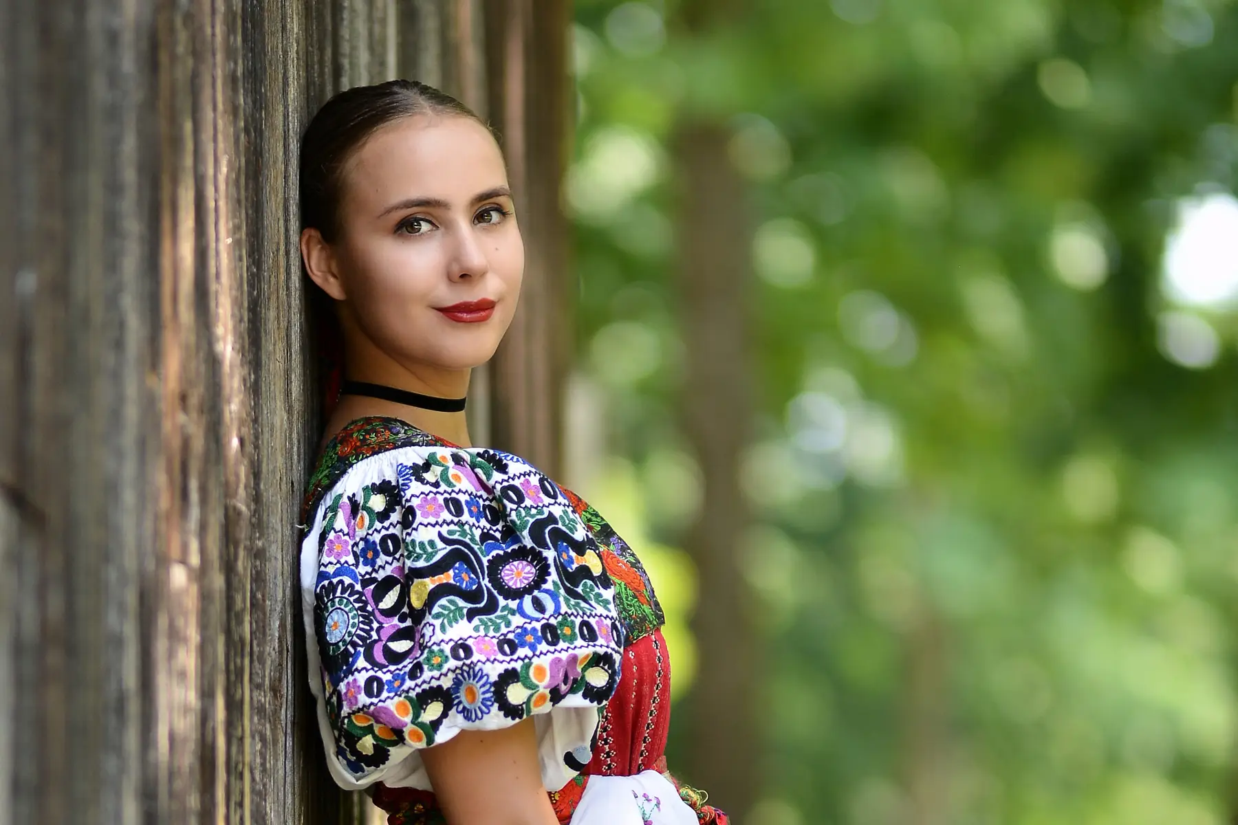 Slovakinja v tradicionalni noši