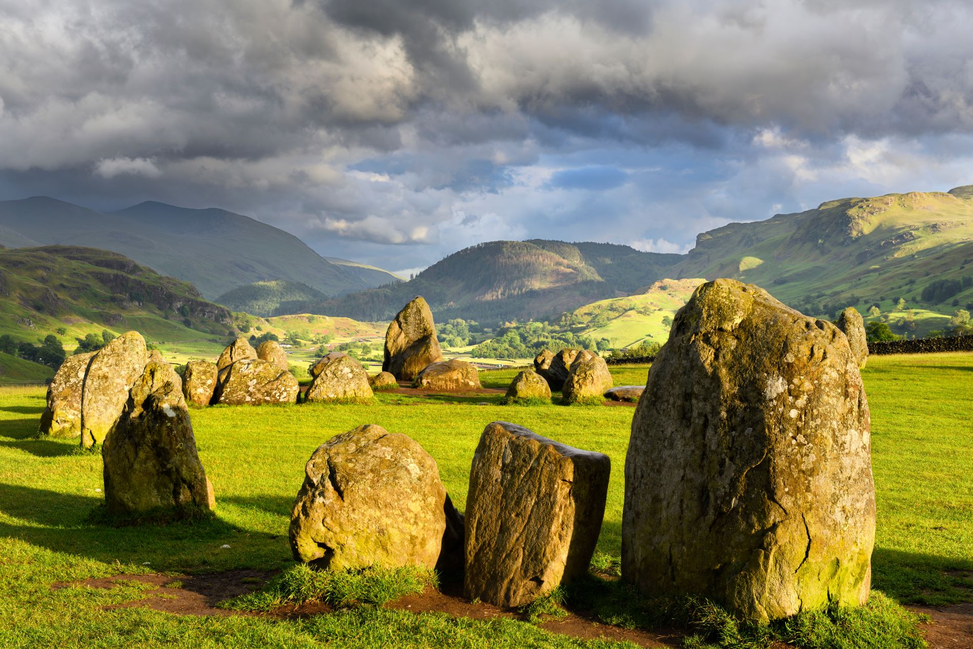 Kamniti krog Castlerigg, ena največjih tovrstnih struktur v Angliji. Foto: Shutterstock