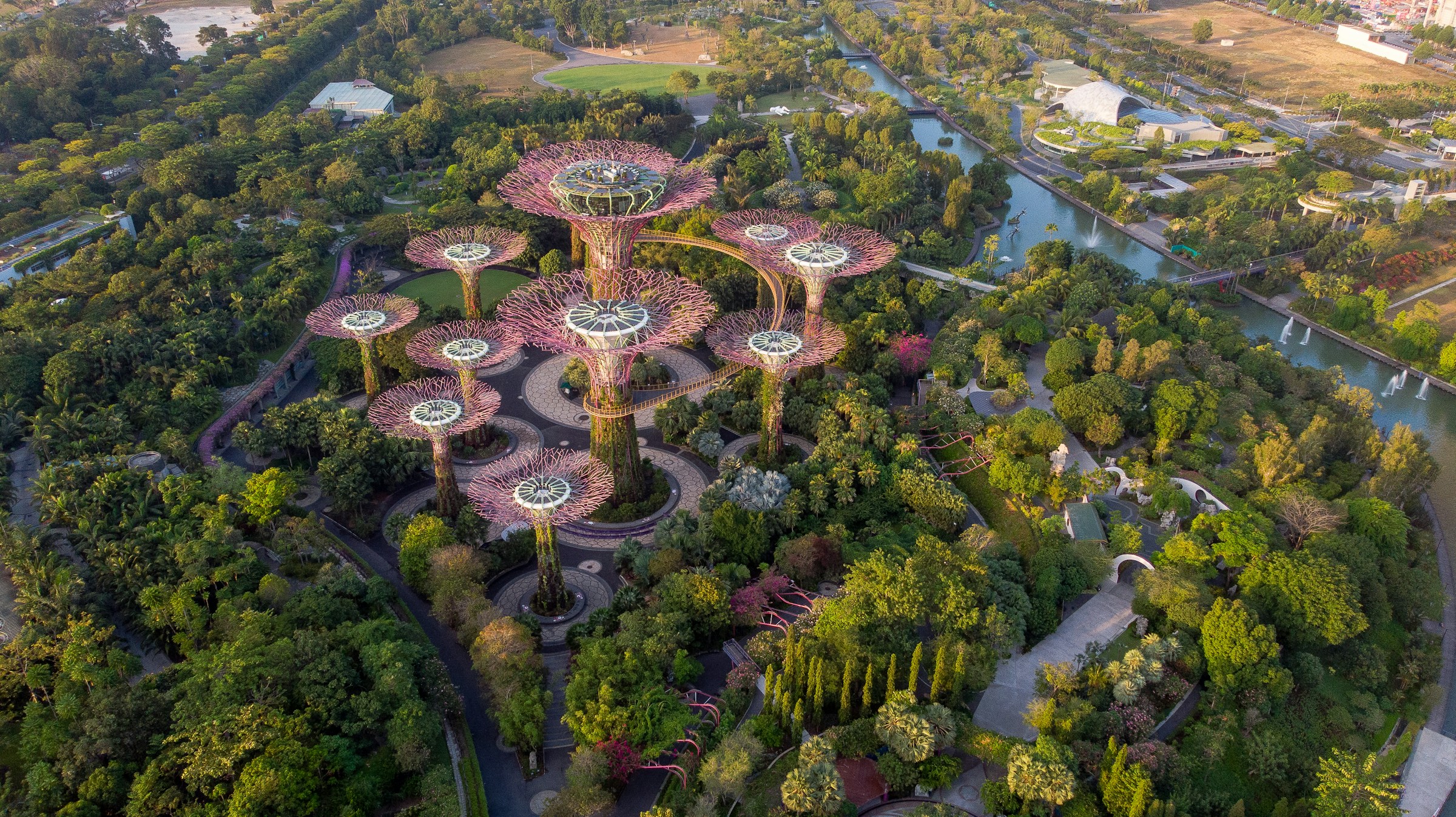 Pogled iz zraka na Gardens by The Bay.