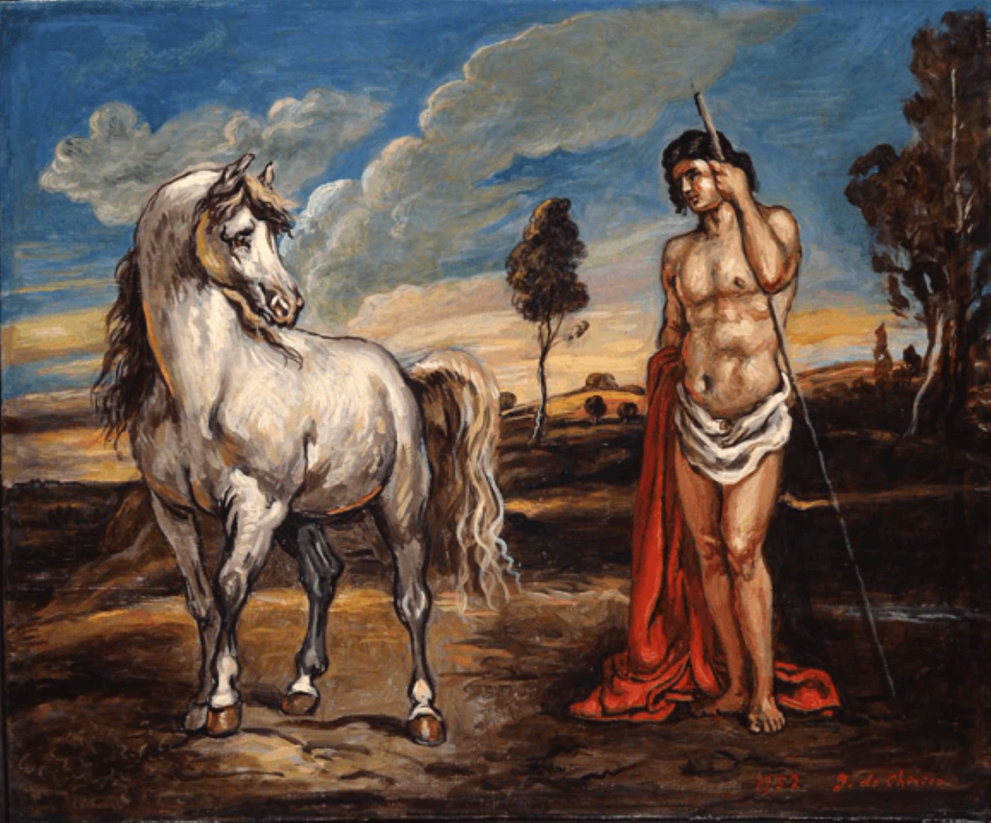 Giorgo de Chirico: Paris s konjem