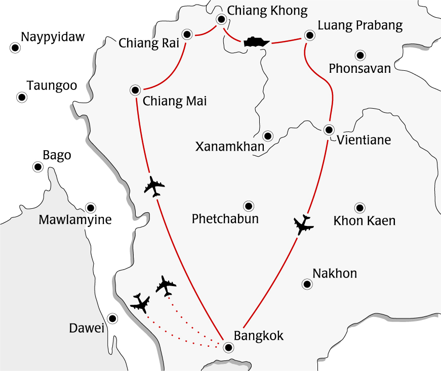 Tajska in Laos — slika 22
