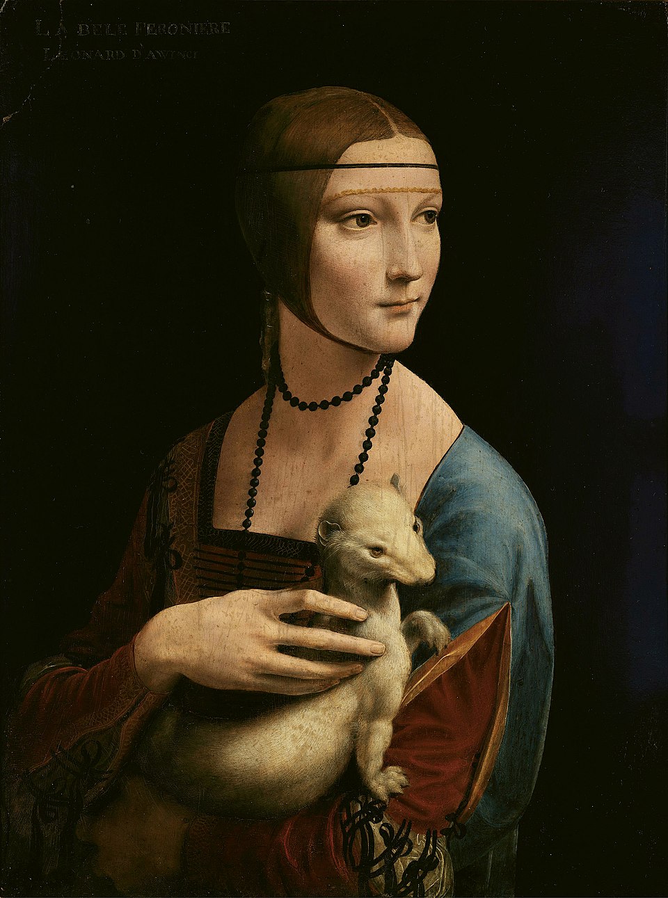 Sloviti portret lepotice iz Milana razstavljen v Krakovu, ki sodi med mojstrovine italijanske renesanse.
