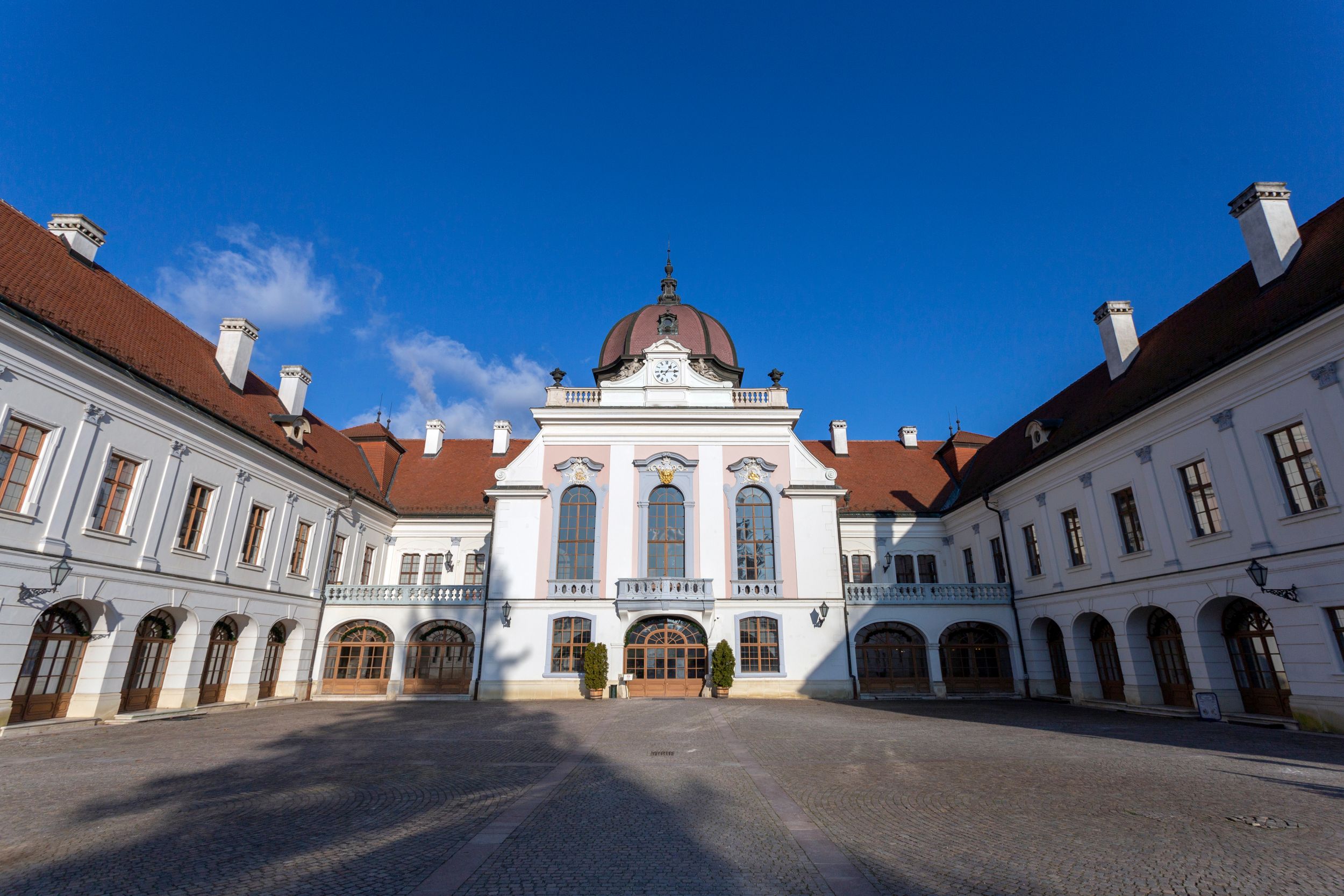 Palača iz obdobja baroka v Gödöllőju na Madžarskem