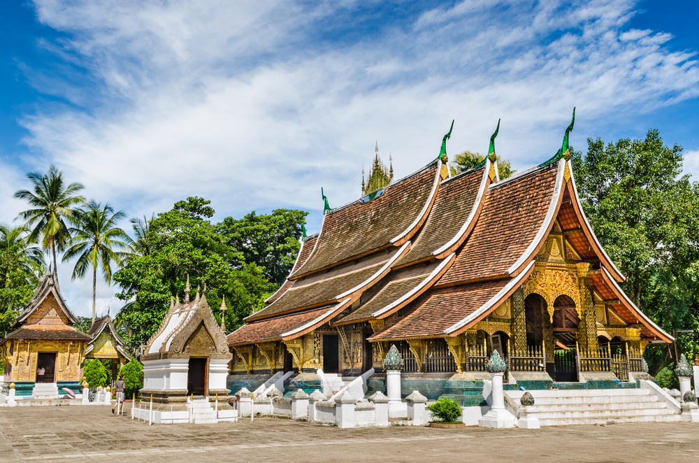 Wat Xieng Thong v Luang Prabangu.