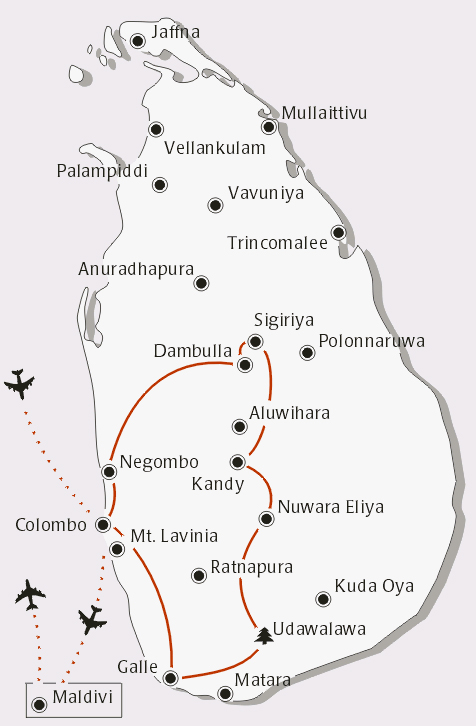 Šrilanka in Maldivi — slika 25
