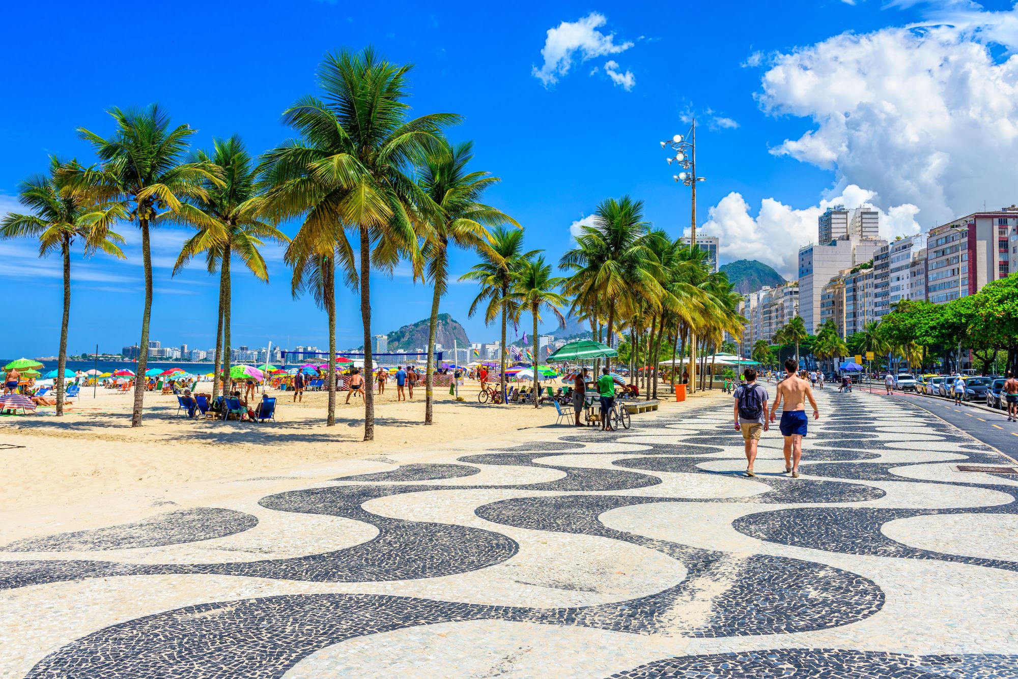 Copacabana, plaža, Rio de Janeiro city break