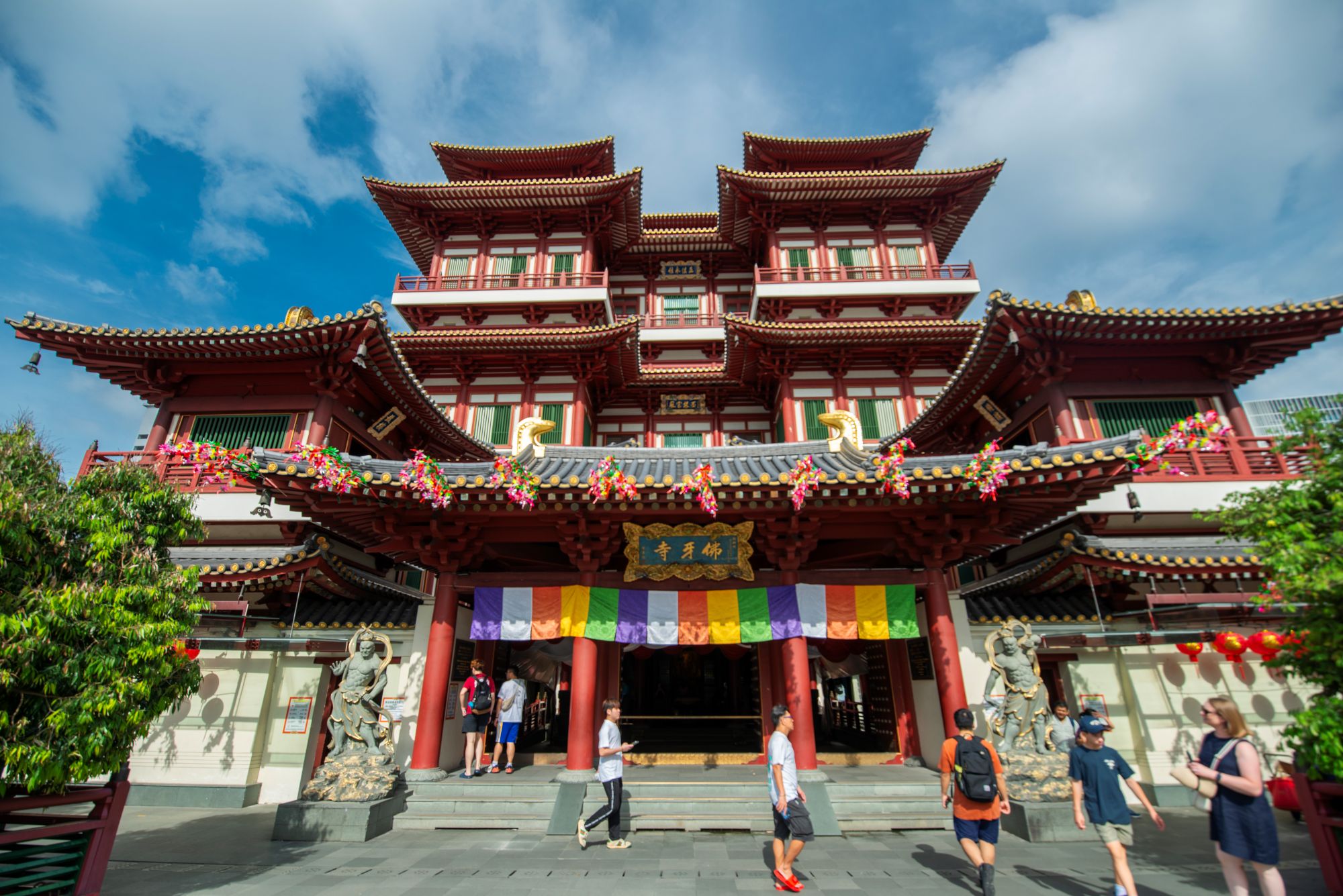 Pogled na Buddha Tooth Relic tempelj