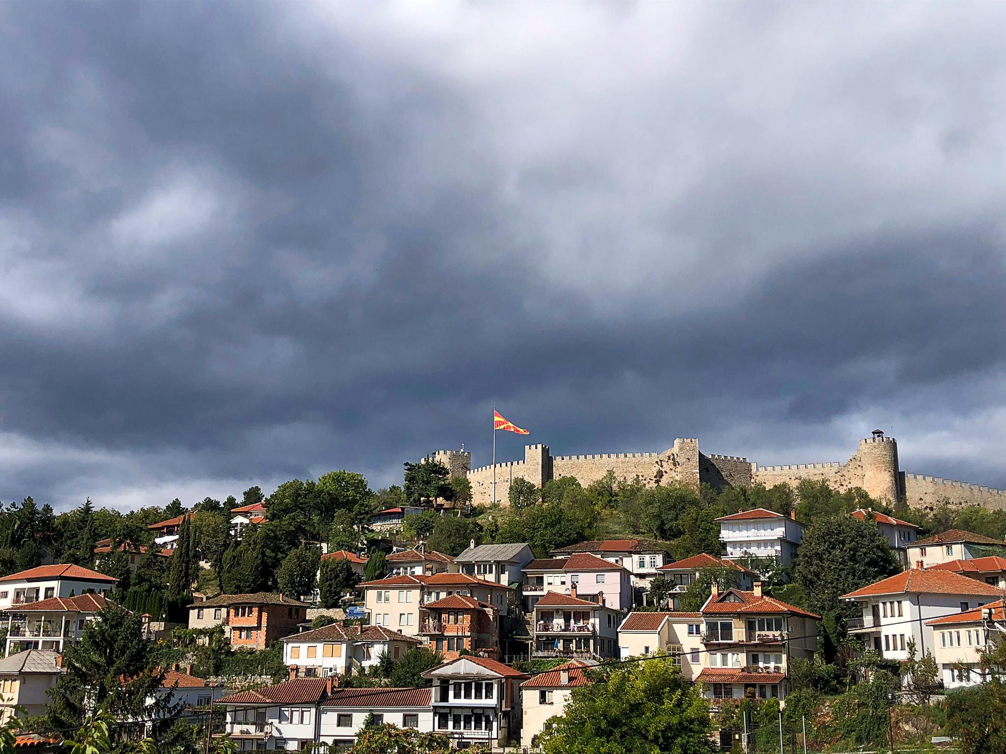 Ohrid z eno največjih ohranjenih utrdb v Makedoniji Samuelovo trdnjavo.