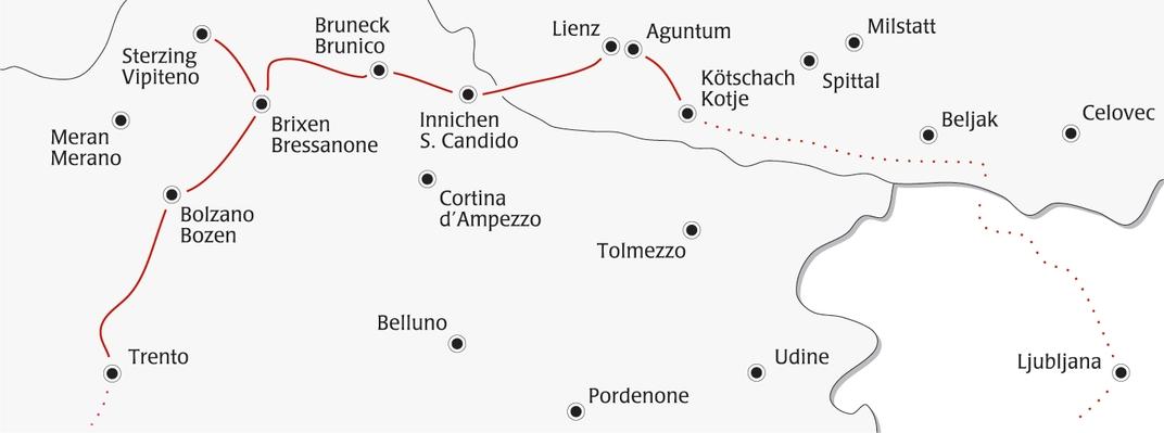 Južna Tirolska: Program Ötzi
