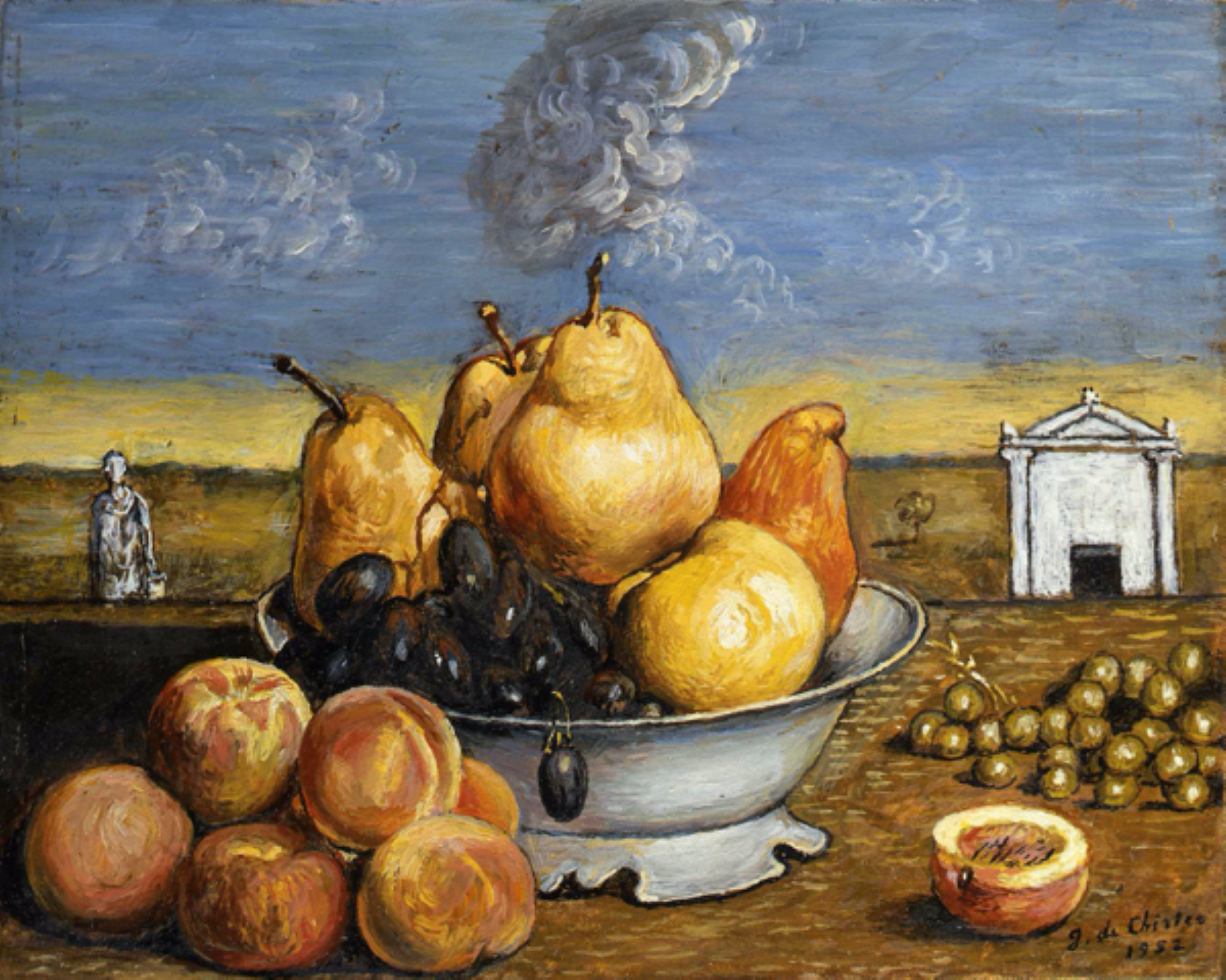 Giorgo de Chirico: Tihožitje