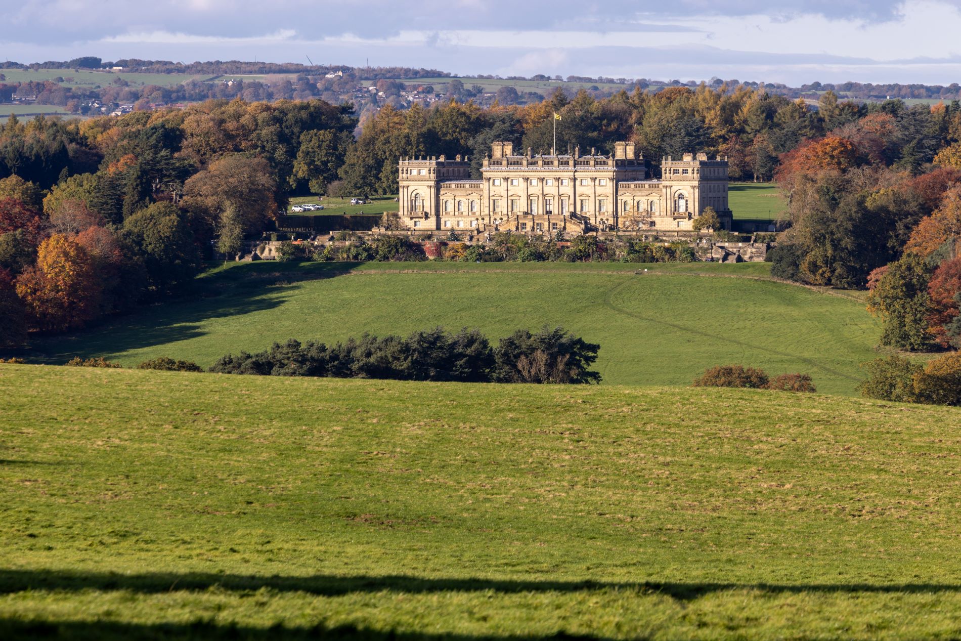 Neoklasicistični dvorec Harewood House iz 18. stoletja. Foto: Shutterstock